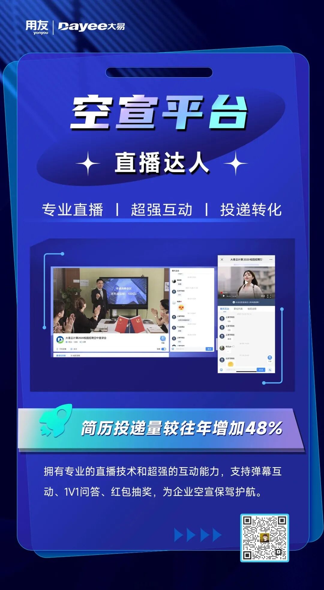 空中宣讲会线上平台-大易智能招聘系统