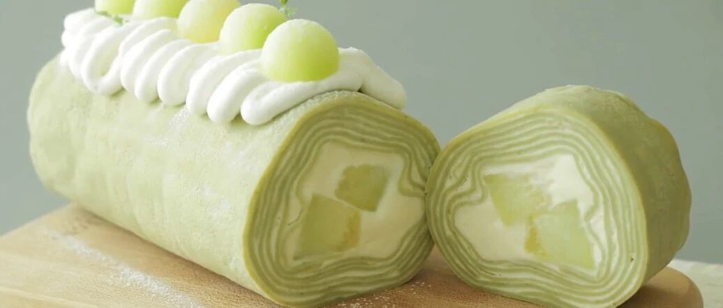 韩国夏天店售top1，​蜜瓜奶油千层，秘诀就在这块水果？！