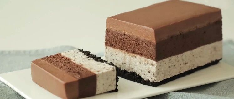 奥利奥巧克力奶油砖（不用烤箱就能做）