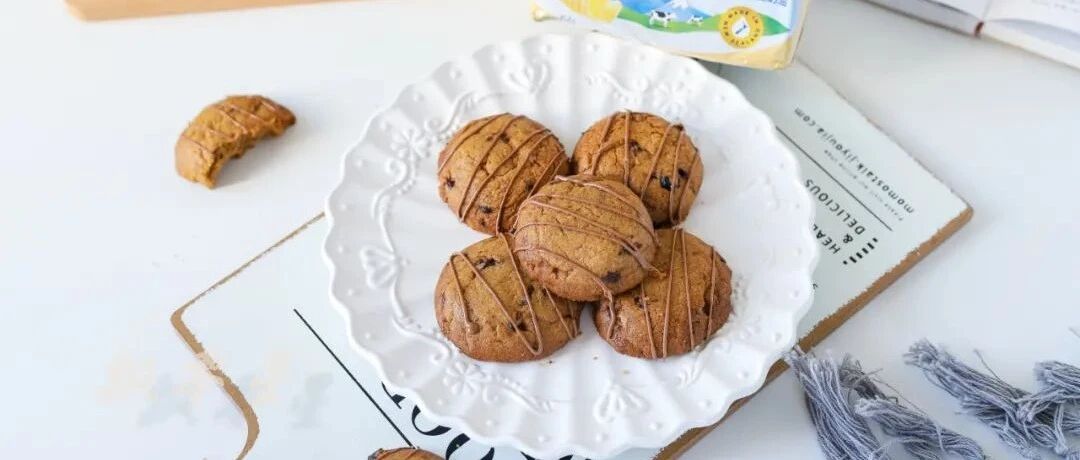 花生酱蔓越莓软曲奇丨太香了，一出炉就忍不住吃了两块