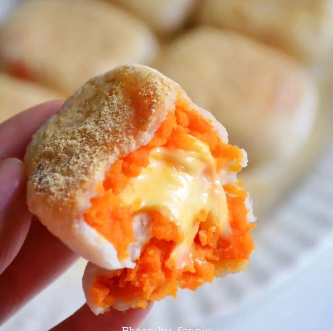 几步搞定爆浆芝士年糕，太诱人了！