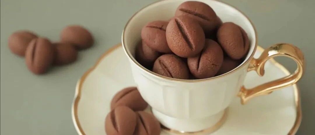 曲奇咖啡豆饼干，零食装饰都出彩