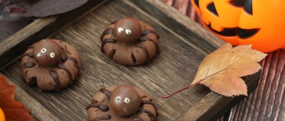 蜘蛛饼干丨万圣节必须来一个