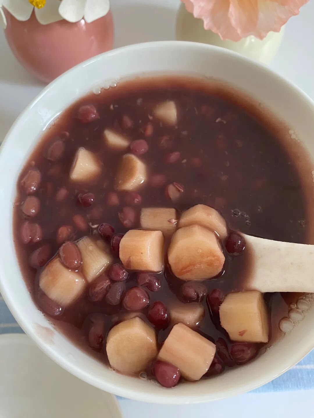山药红豆汤丨健脾养胃，软糯香甜，非常好喝