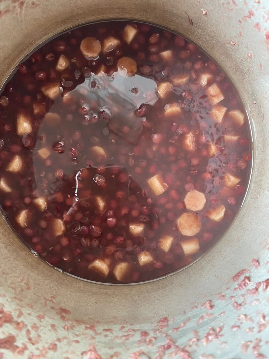 山药红豆汤丨健脾养胃，软糯香甜，非常好喝