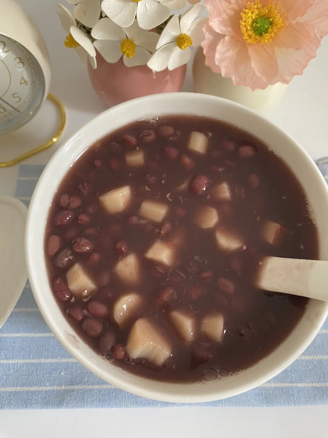 山药红豆汤丨健脾养胃，软糯香甜，非常好喝