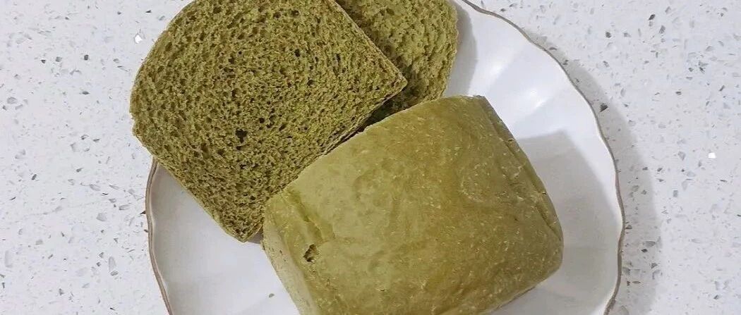 100％黑全麦抹茶吐司～减脂期必备