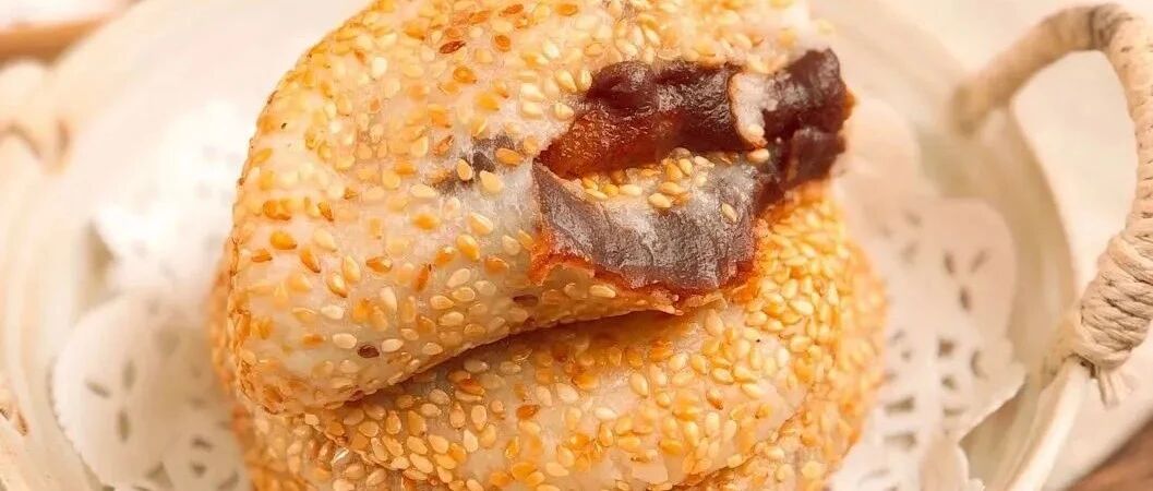 芝麻糯米饼丨芝香浓郁，甜甜糯糯超好吃
