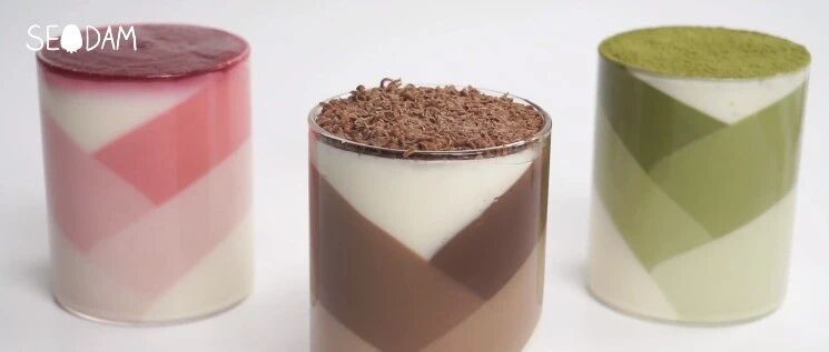 很酷炫的杯子蛋糕，多颜色分层，一次可做3杯！