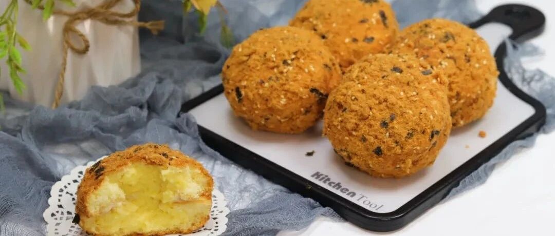 卡仕达肉松小贝丨新夹心新吃法