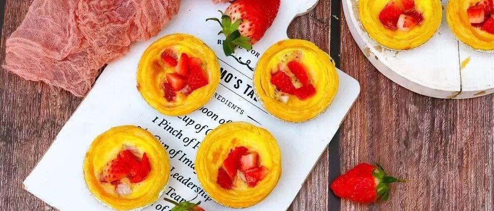 全蛋蛋挞，没一滴淡奶油！适合懒人超简单~