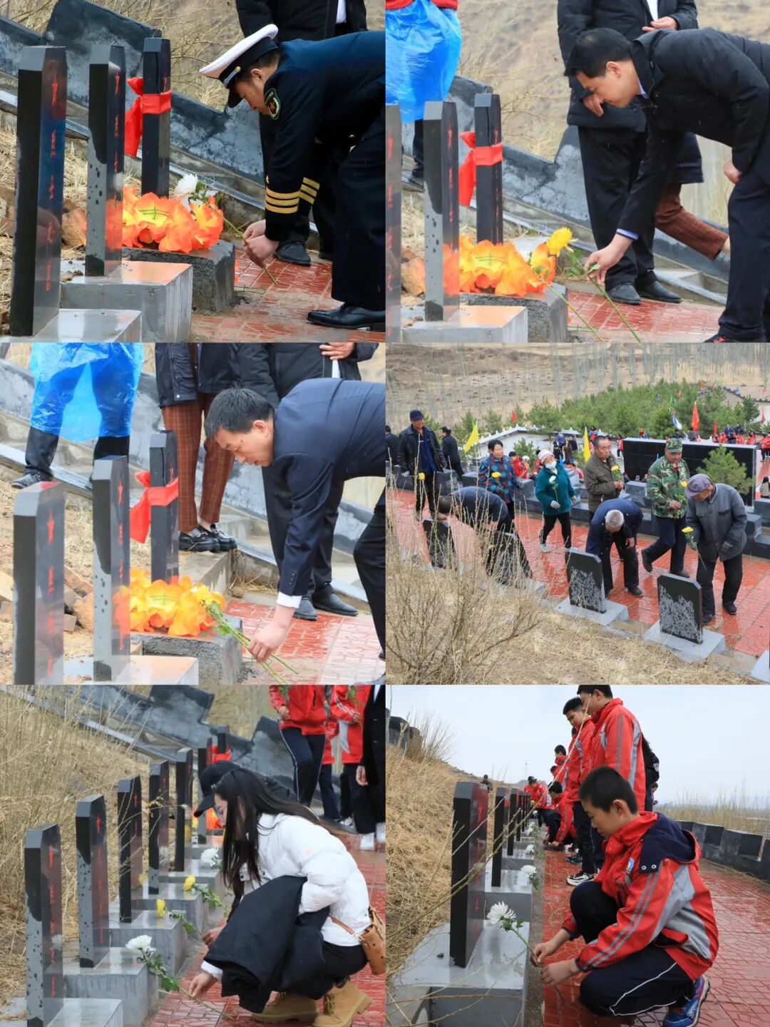 阳原县举行化稍营烈士纪念园开园祭扫暨任文静烈士墓迁葬活动