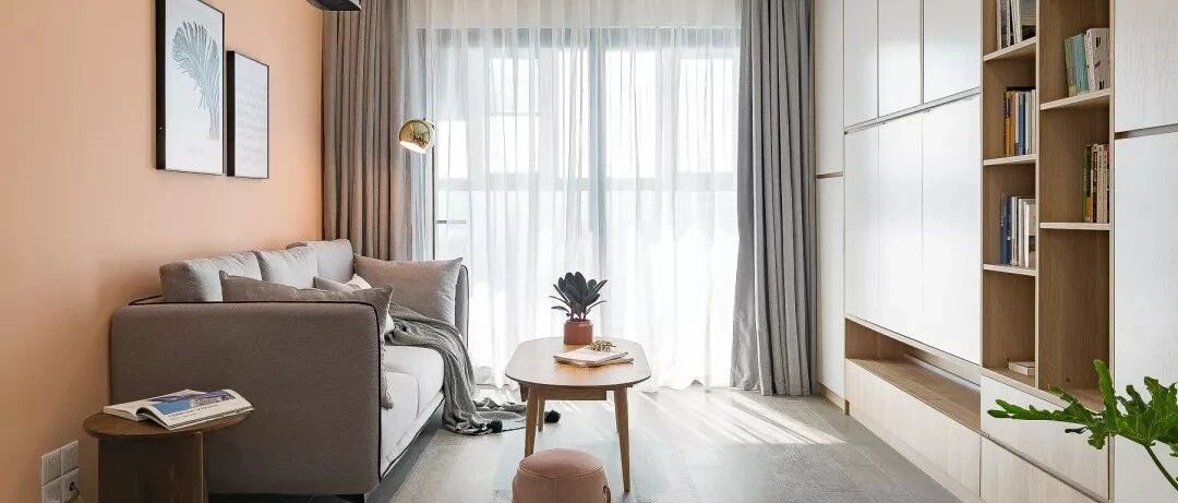 76平的北欧风小户型，用色彩搭配出层次分明的家，好喜欢
