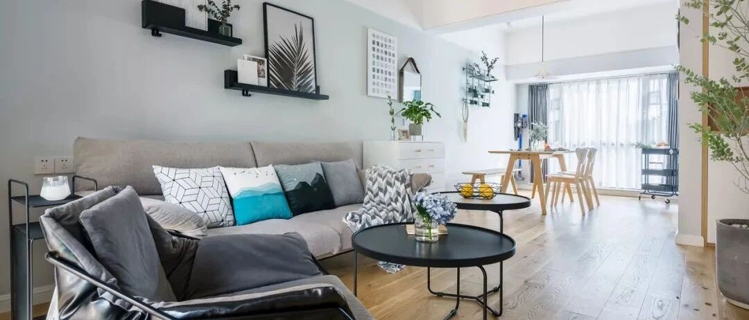 90㎡现代北欧，清闲文艺的空间，生活悠然自得