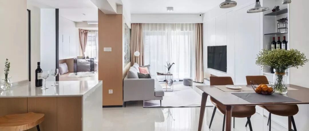 73平的北欧风小户型，喜欢这种配色方案，收纳也好多