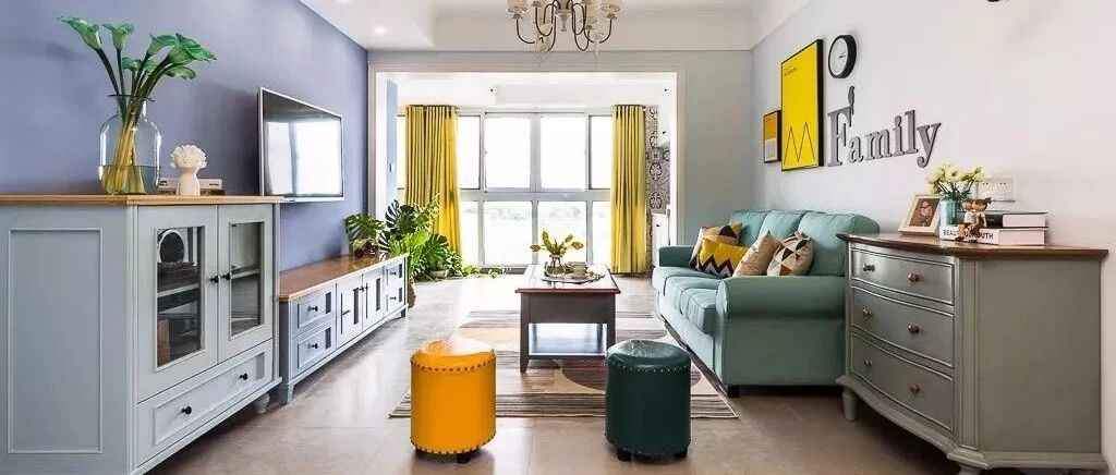 83平的美式风小户型，这样的家具，我想再来一打