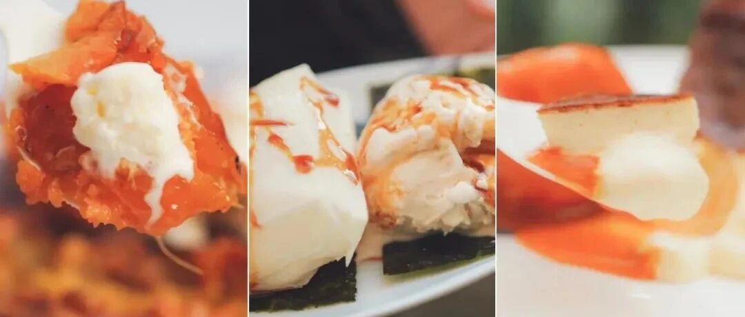 啊，想要暴吸烤过的流汁小甜品，里面居然还包着……