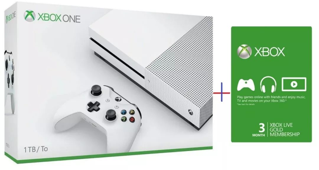 暢玩體驗 | Microsoft 微軟 Xbox One S 1TB 遊戲機+3個月Xbox Live 約1441元 科技 第1張