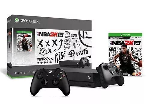 遊戲迷 | Microsoft 微軟 Xbox One X 1TB《NBA 2K19》同捆主機+額外手柄 約3199元 科技 第1張