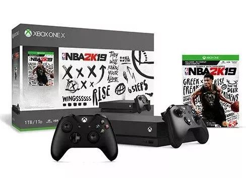 遊戲達人 | Microsoft 微軟 Xbox One X 1TB《NBA 2K19》同捆主機+ 額外手柄 約2841元 科技 第1張