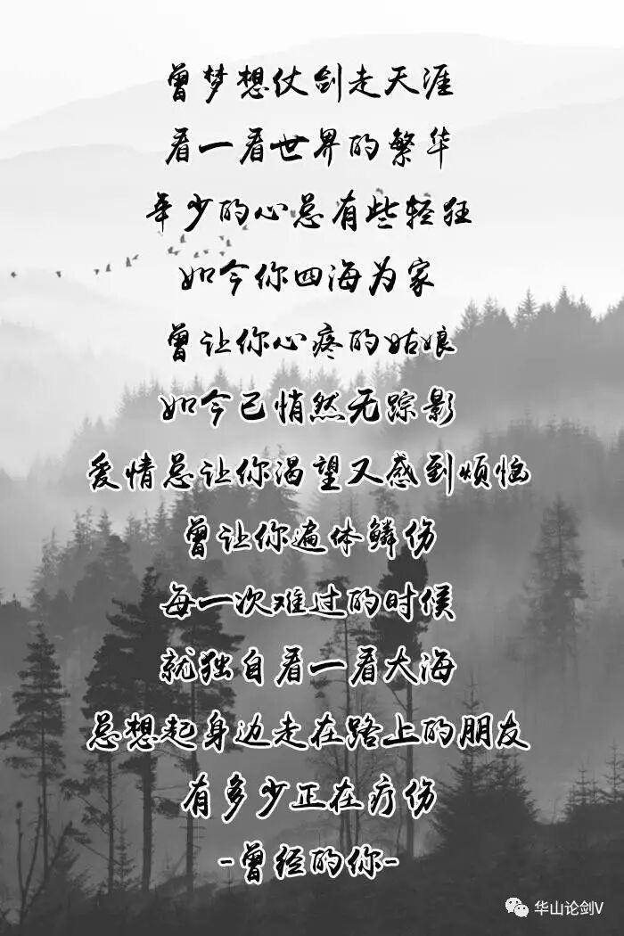 当繁华落尽,洗尽铅华,经历过人生百态世间的冷暖后,曾经独自闯天涯的