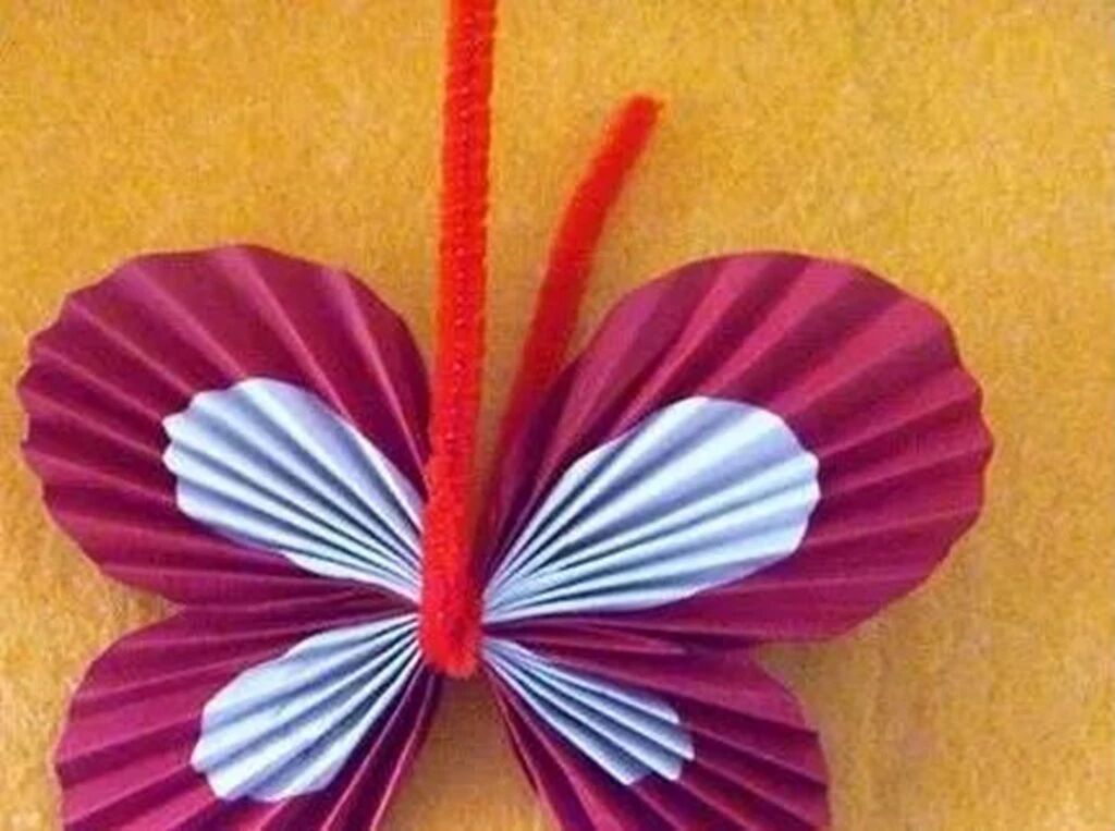 手工小课堂让我们一起来制作可爱的卷纸芯蝴蝶挂饰吧