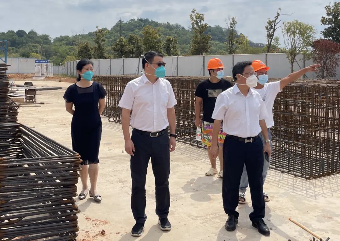 方淼滨调研重点项目疫情防控及复工复产情况