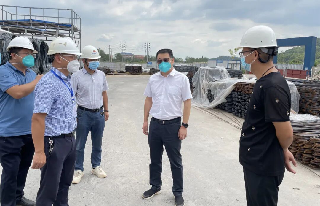 方淼滨调研重点项目疫情防控及复工复产情况