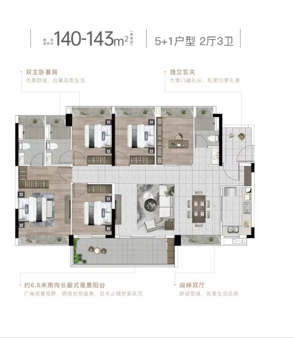 城投珠江天河壹品19#栋获批预售证，建面约86-124㎡三至五房