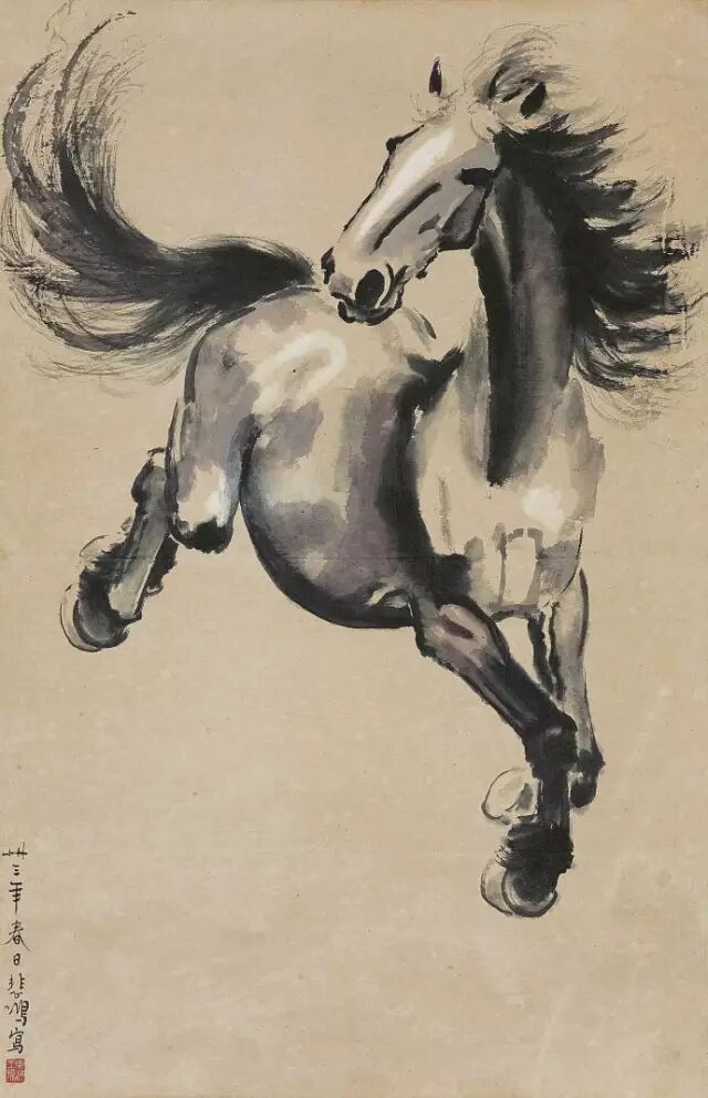 徐悲鸿禽鸟动物欣赏