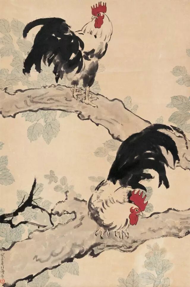 徐悲鸿禽鸟动物欣赏