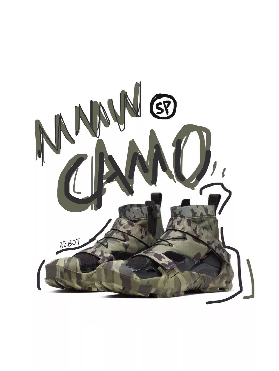 nike mmw free tr 3 camo
