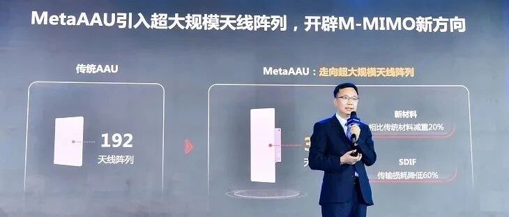 华为又发5G新利器：MetaAAU性能节能双提升，构筑数字新时代基座