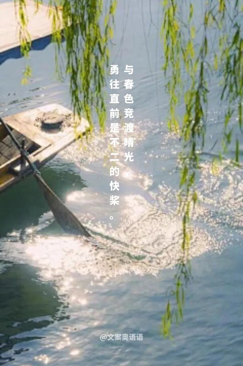 春天氛围感文案句句晴朗辉煌