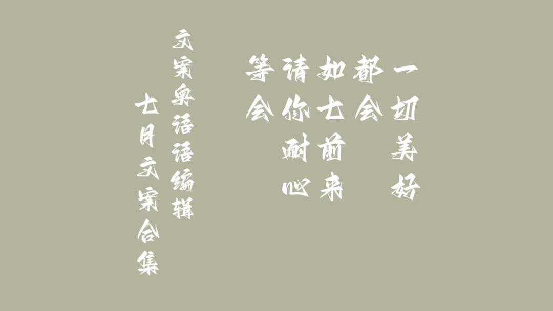 七月文案创意争奇斗丽