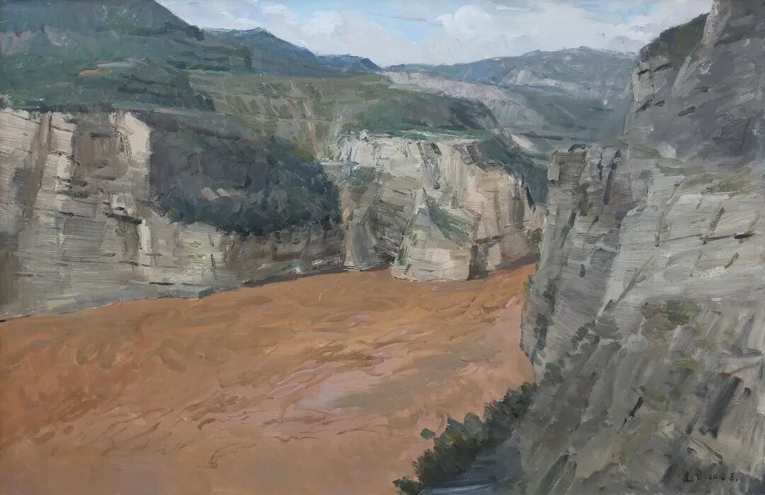 【展览】天下黄河——中国百名油画家主题作品(图53)