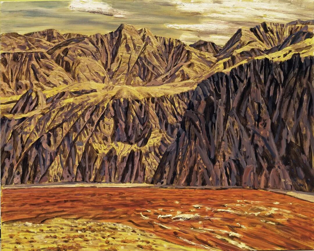 【展览】天下黄河——中国百名油画家主题作品(图11)