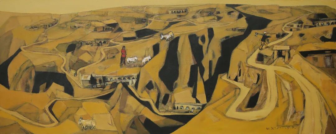 【展览】天下黄河——中国百名油画家主题作品(图87)