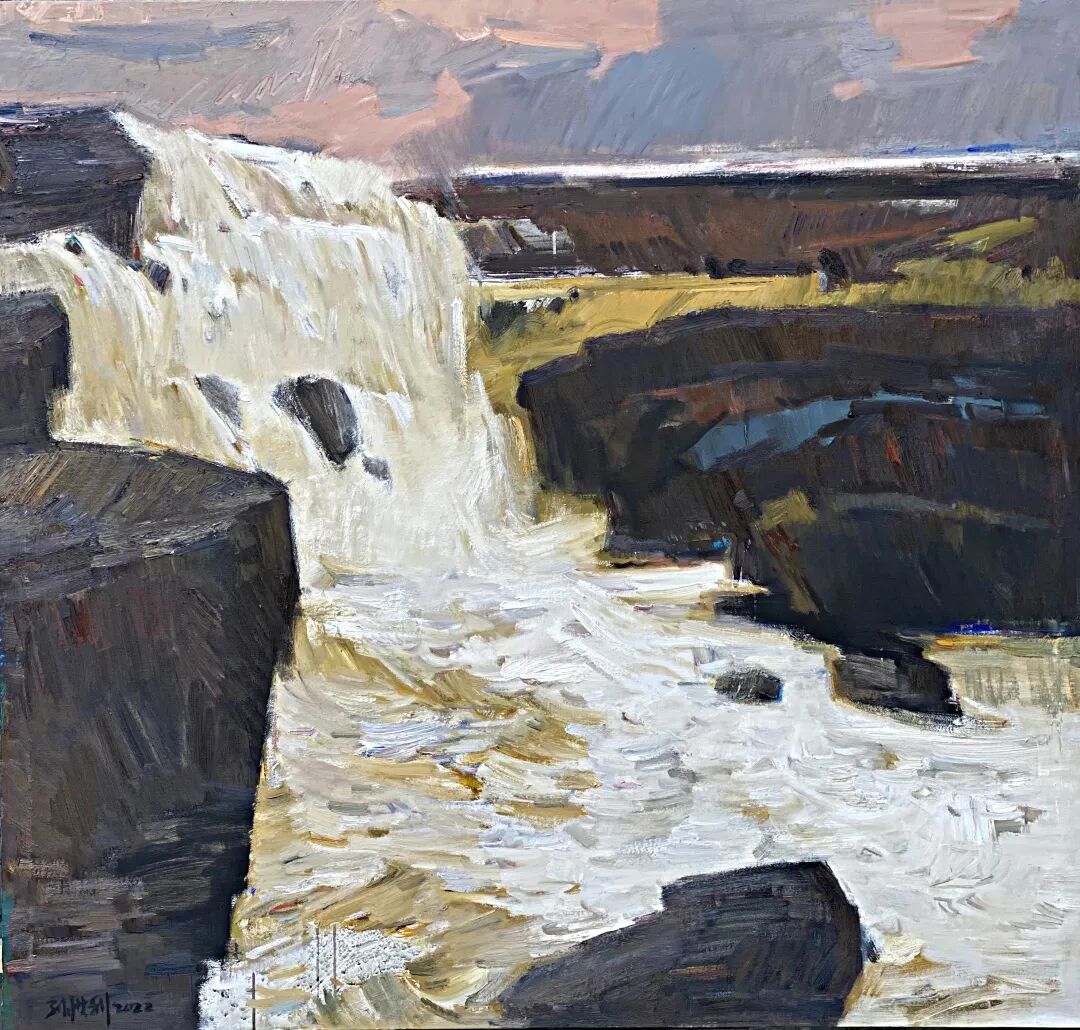 【展览】天下黄河——中国百名油画家主题作品(图89)