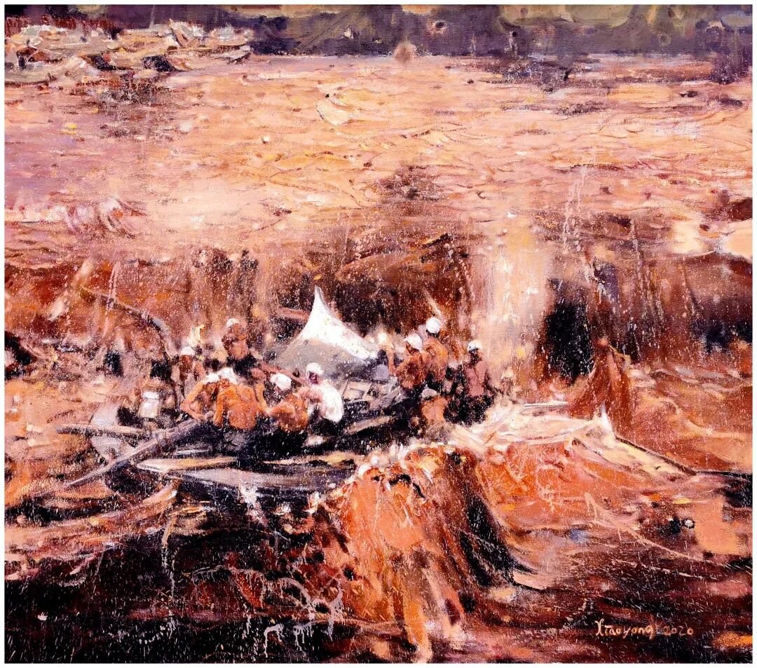 【展览】天下黄河——中国百名油画家主题作品(图71)