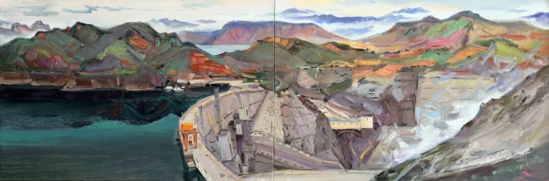 【展览】天下黄河——中国百名油画家主题作品(图15)