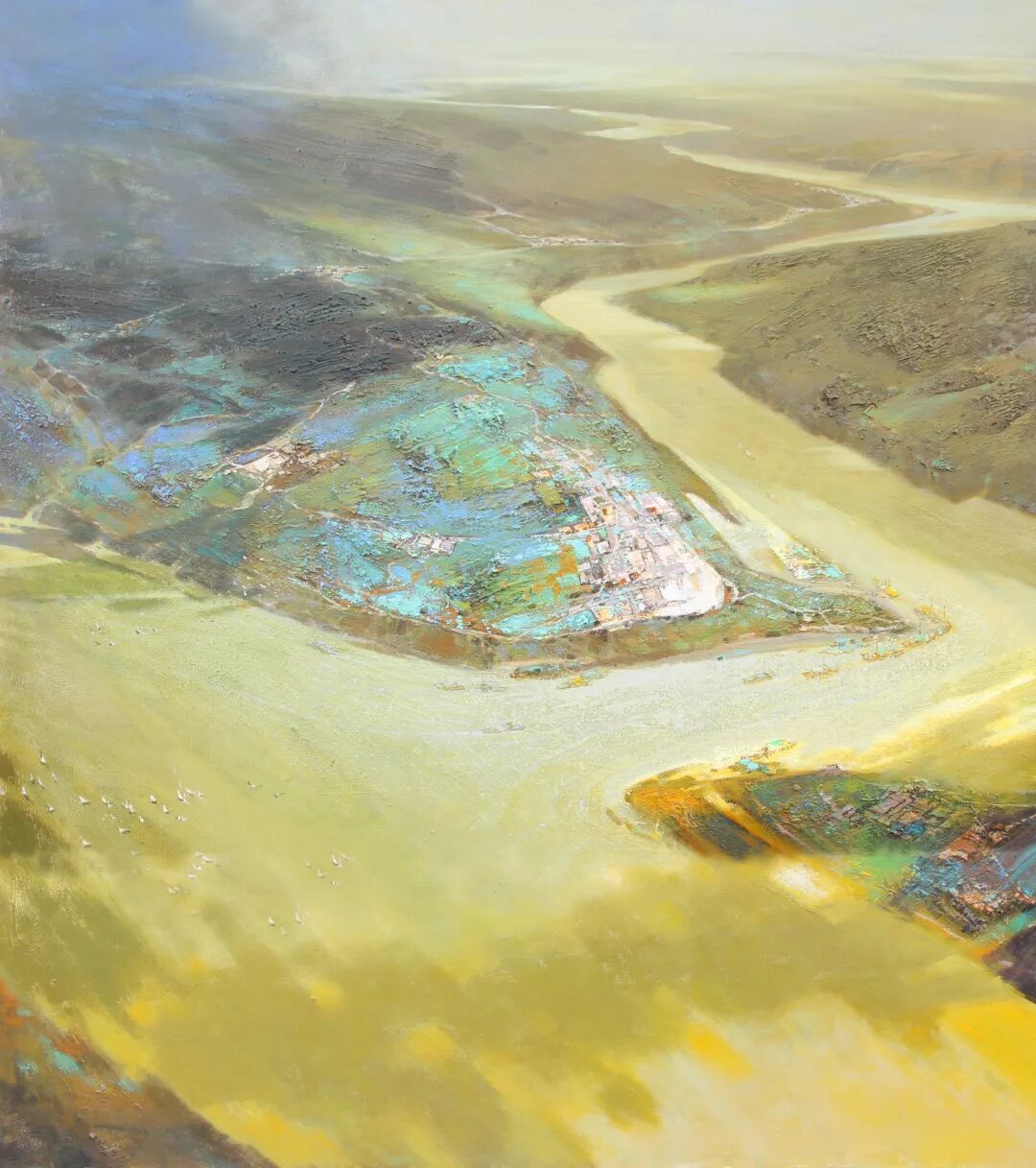 【展览】天下黄河——中国百名油画家主题作品(图95)