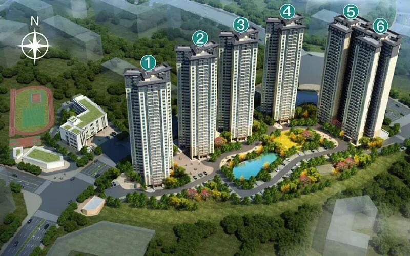 广州增城荔城【*创碧桂园悦山府】建面约86-114㎡精装3-4房、均价14500㎡！