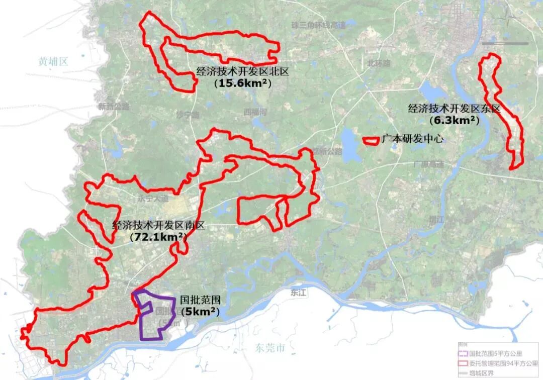 18个片区，61个拟建项目！广州增城又要征地~