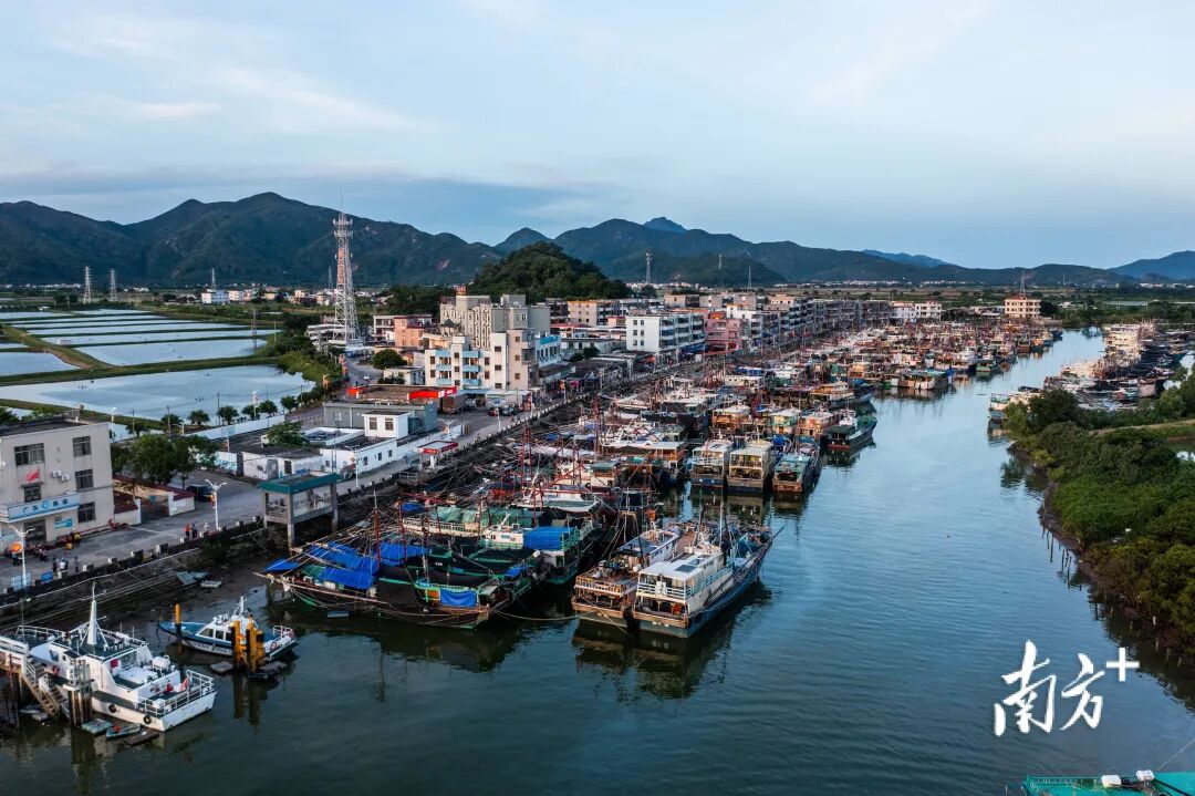 台山市汶村镇横山渔港。