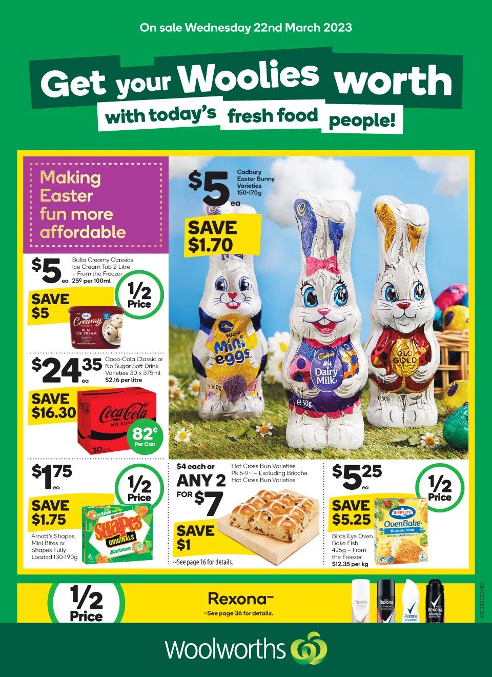Woolworths 3月22日-3月28日折扣，能量棒、午餐肉、新口味饼干半价，还能赢XBOX抽奖（组图） - 1
