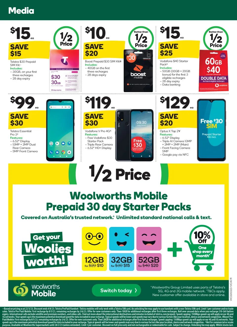Woolworths 3月22日-3月28日折扣，能量棒、午餐肉、新口味饼干半价，还能赢XBOX抽奖（组图） - 41