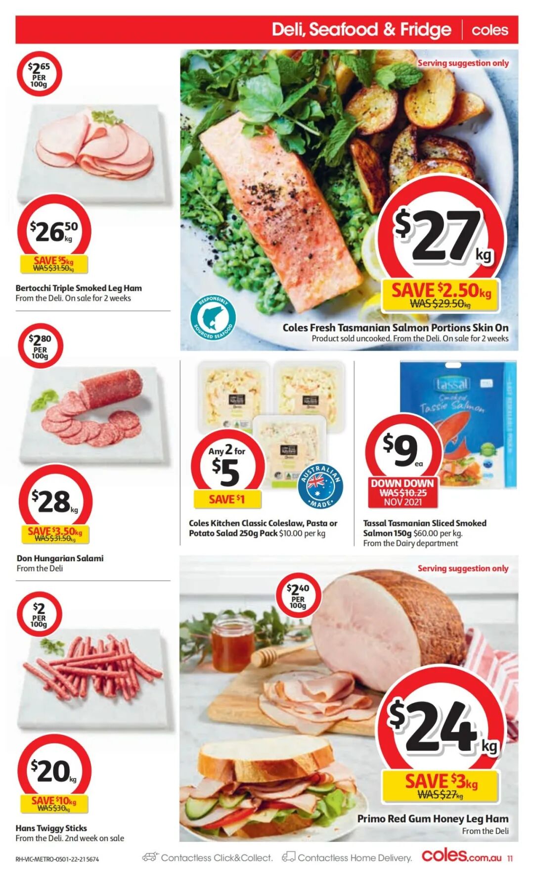 1月5日-11日！Coles最新特卖商品目录出炉！罐头、饺子等在列（组图） - 25