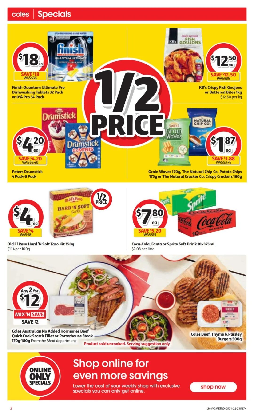 1月5日-11日！Coles最新特卖商品目录出炉！罐头、饺子等在列（组图） - 2