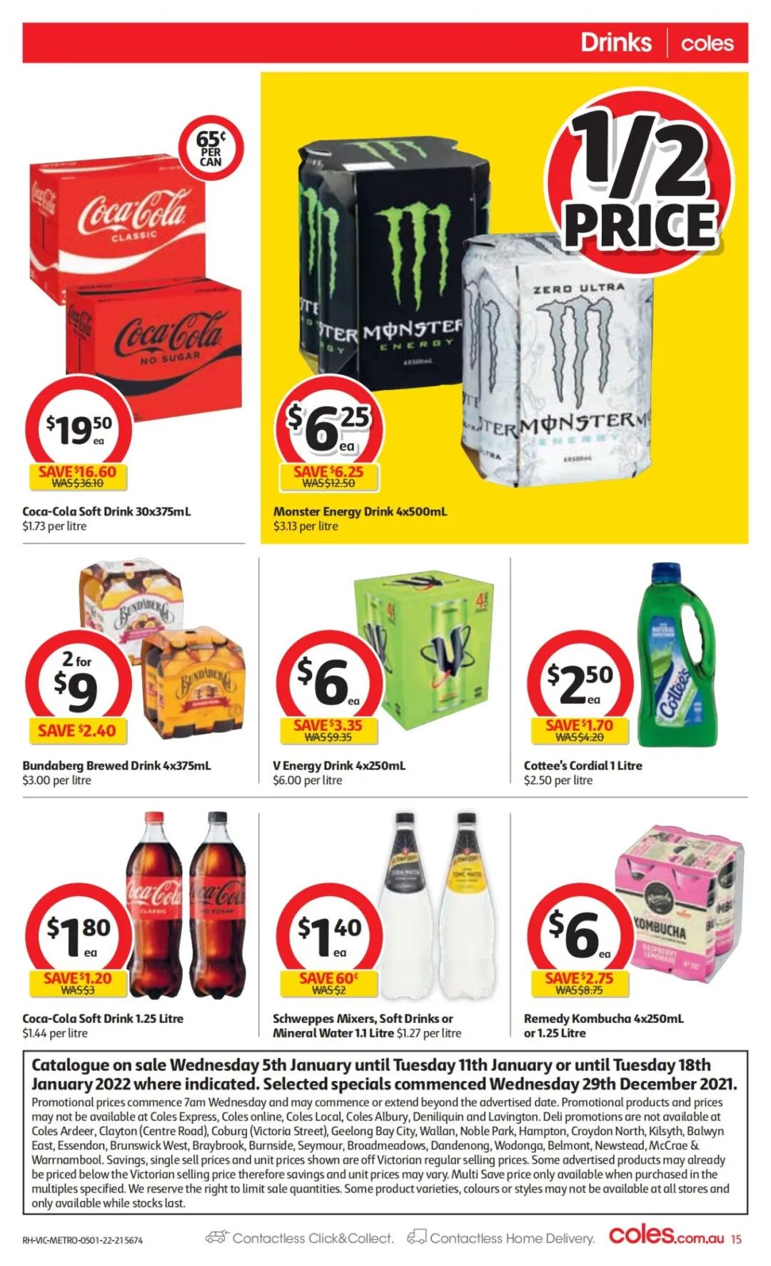 1月5日-11日！Coles最新特卖商品目录出炉！罐头、饺子等在列（组图） - 5